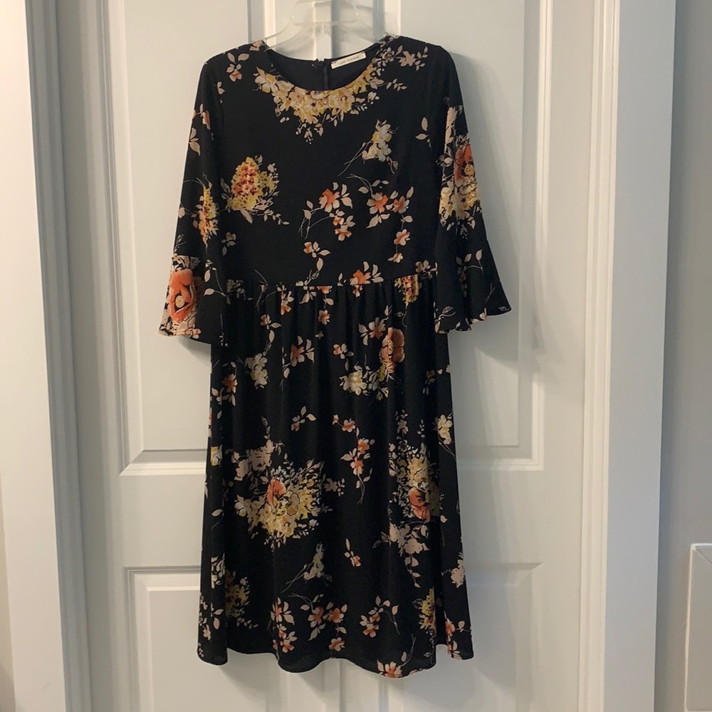 onelovedbabe midi floral dress large